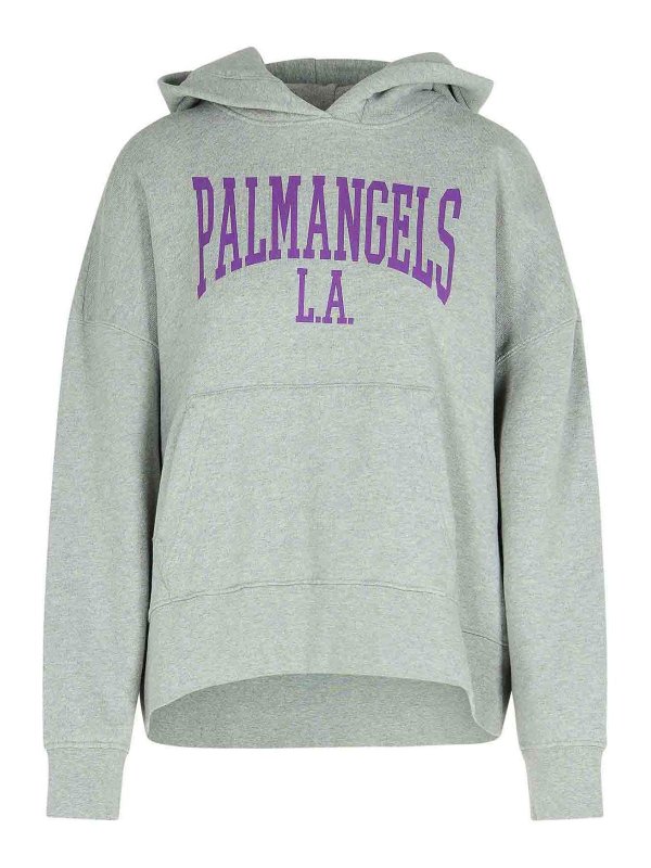 Palm Angels: Sweatshirts & Pulls - Sweat-Shirts - Gris