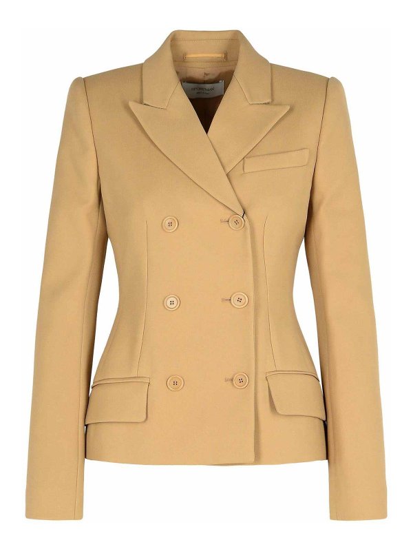 SPORTMAX: Blazer - Blazer - Beis