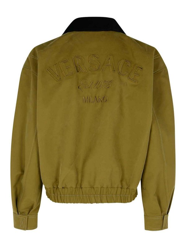 VERSACE: Chaquetas Bomber online - Chaqueta Bomber - Verde