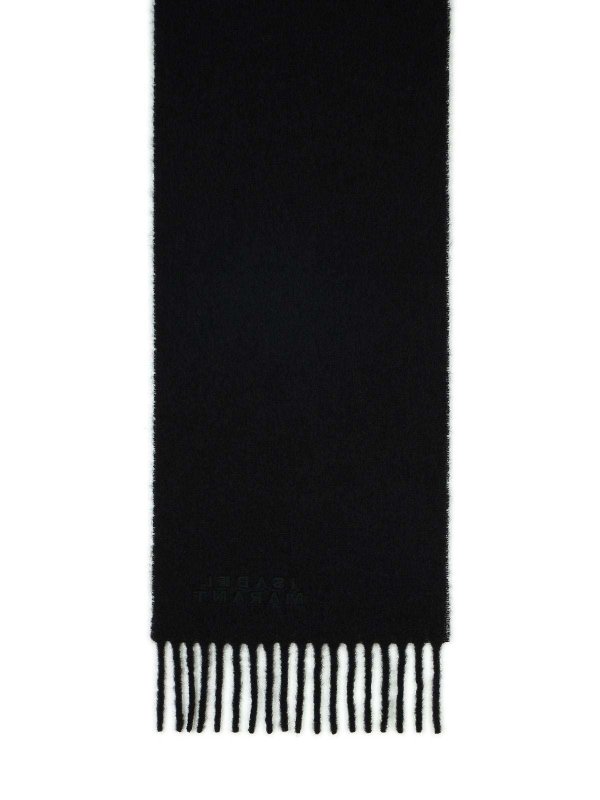 The Best Shops ISABEL MARANT: sciarpe e foulard - Sciarpa Firny in misto alpaca nera