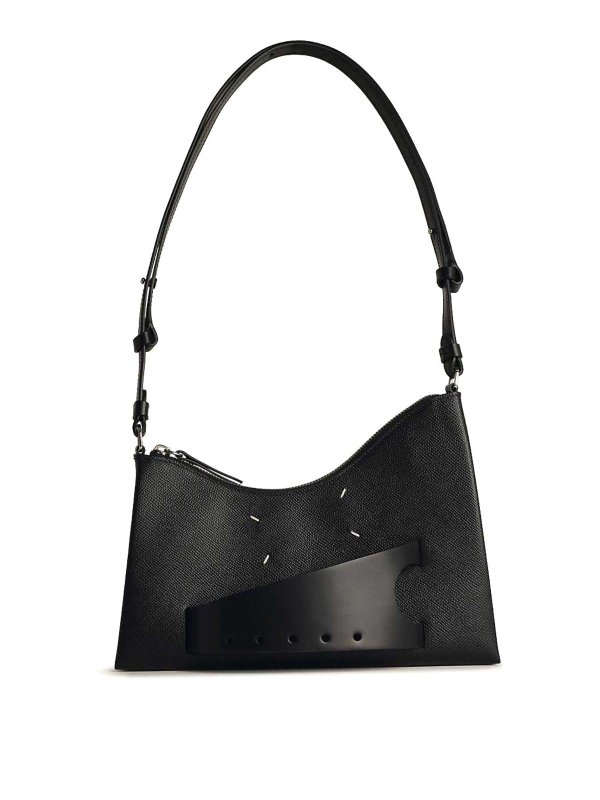 Maison Margiela: クロスボディバッグ - クロスボディバッグ - 黒