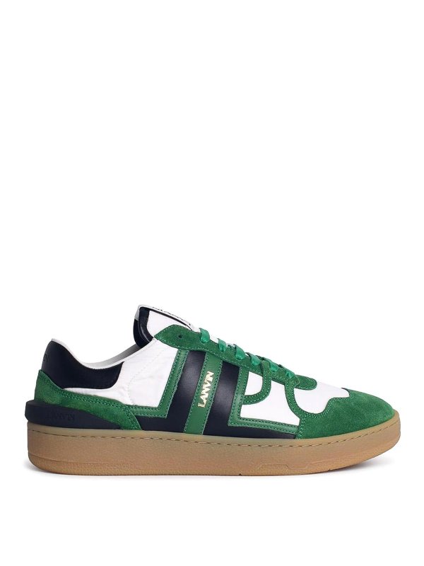 LANVIN: Chaussures de sport - Baskets - Vert