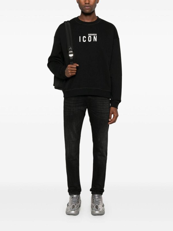 DSQUARED2: crew necks online - Knitted pullover