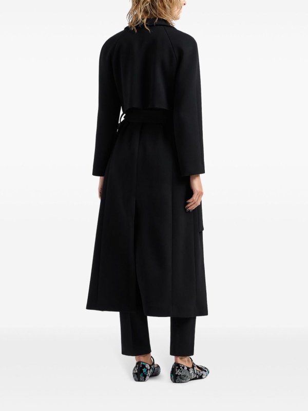 GIORGIO ARMANI: Abrigos largos online - Abrigo Largo - Negro