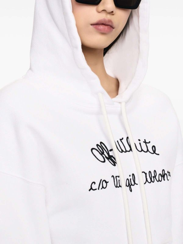 OFF-WHITE: Sweatshirts und Pullover online - Sweatshirt - Weiß