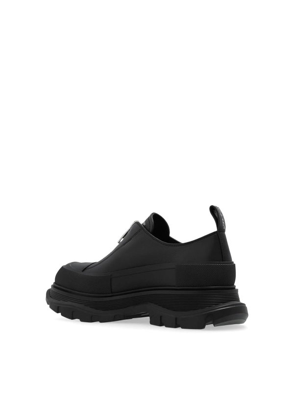 The Best Shops ALEXANDER MCQUEEN: trainers - Zipped leather sneakers