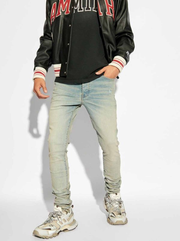 AMIRI: Jeans pitillos online - Vaqueros Pitillos - Azul