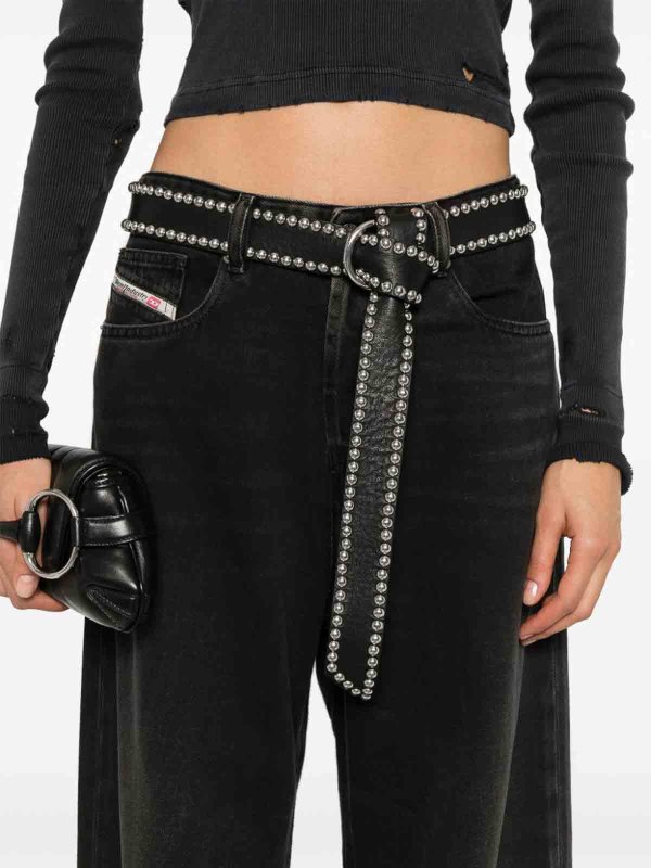 DIESEL buy online ストレートジーンズ - 黒