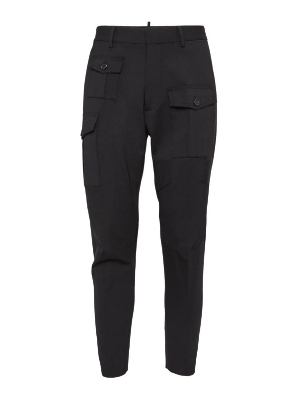 DSQUARED2: Casual Hosen - Casual Hose - Schwarz