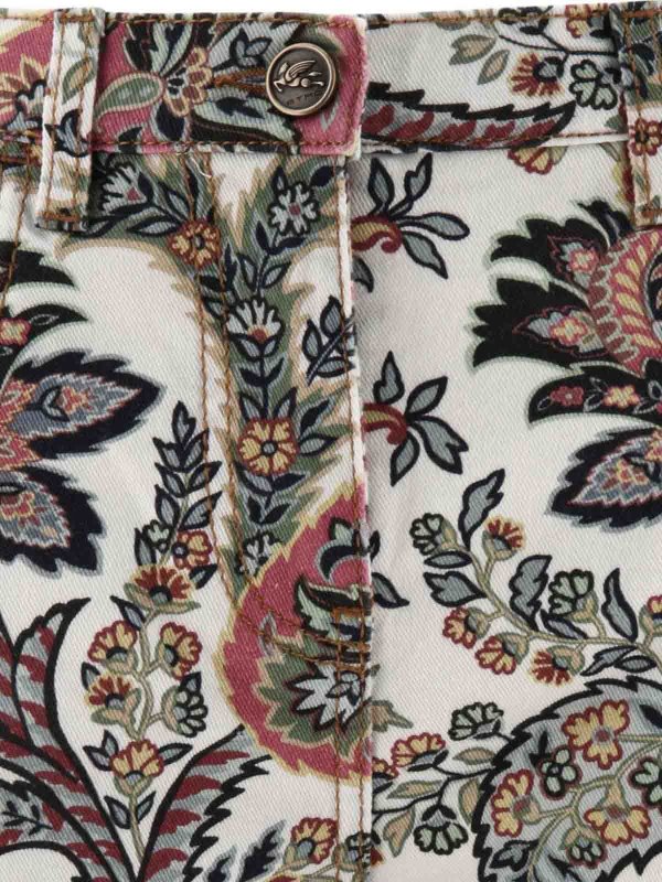 ストレートジーンズ - 白 shop online: ETRO