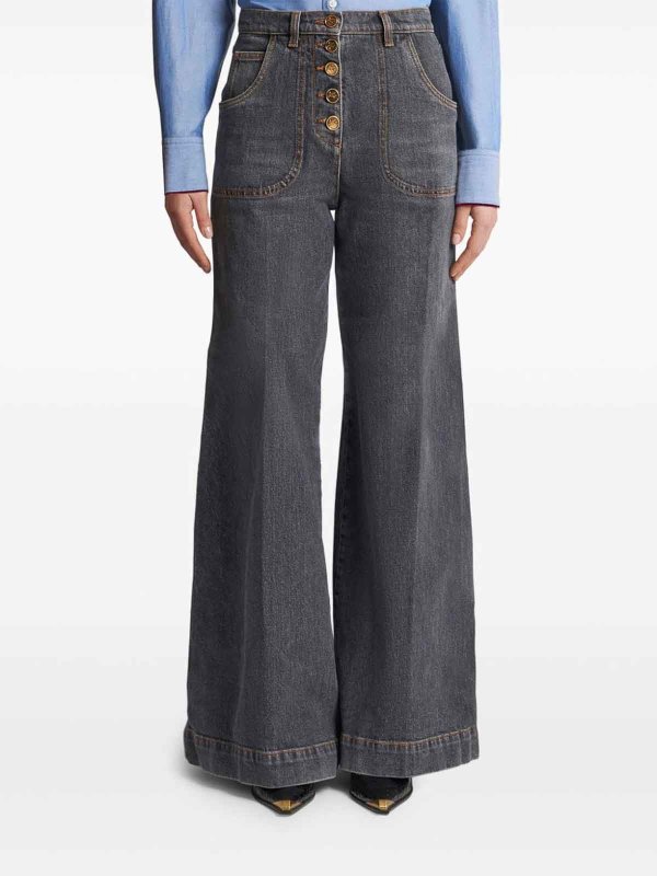 The Best Shops ETRO: flared jeans - Denim flared jeans