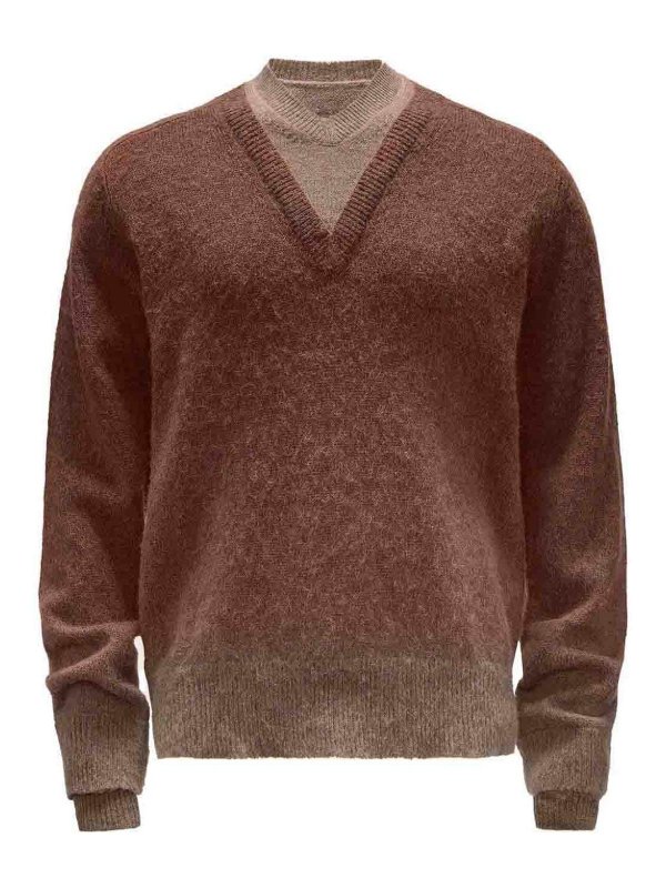 J.W. ANDERSON: クルーネック - クルーネック - ブラウン