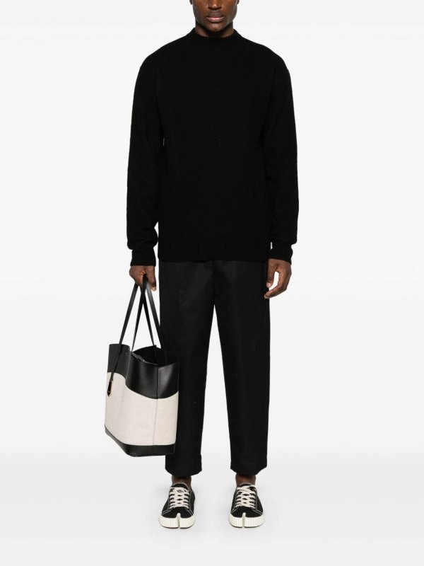 JIL SANDER: maglia collo rotondo online - Pullover in maglia