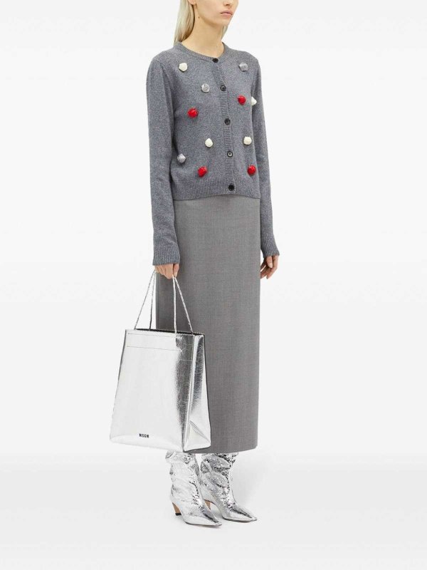 m.s.g.m.: Faldas largas online - Falda Larga - Gris