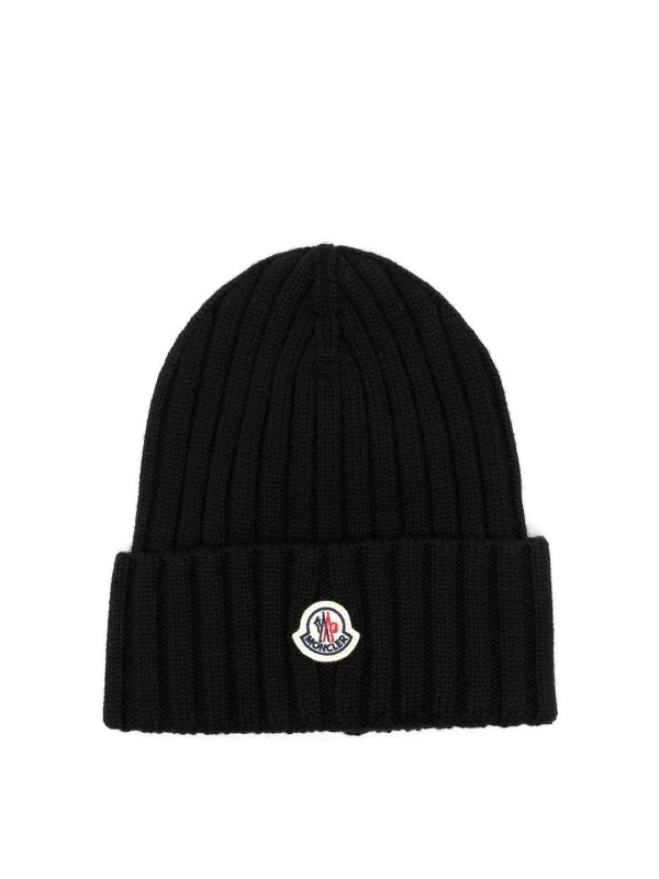 MONCLER: 帽子＆キャッブ - ロゴ入り帽子