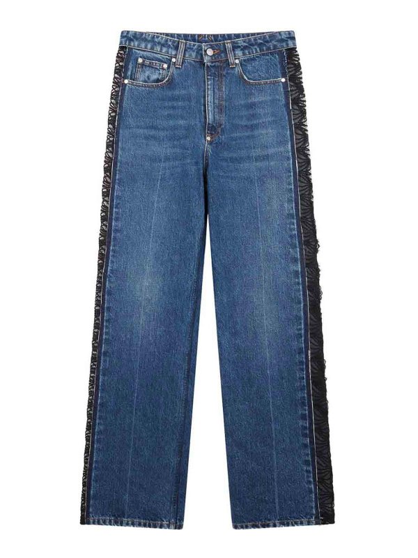 STELLA McCARTNEY: ストレートジーンズ - ストレートジーンズ - ブルー