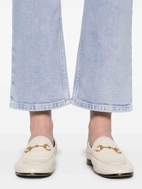 The Best Shops TORY BURCH: Jeans Rectos - Vaqueros Rectos - Plata