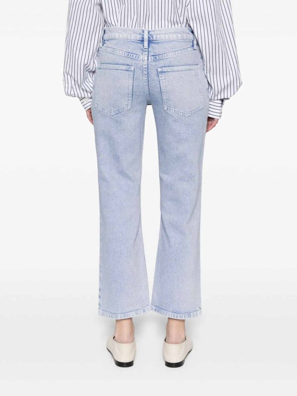 TORY BURCH buy online Vaqueros Rectos - Plata