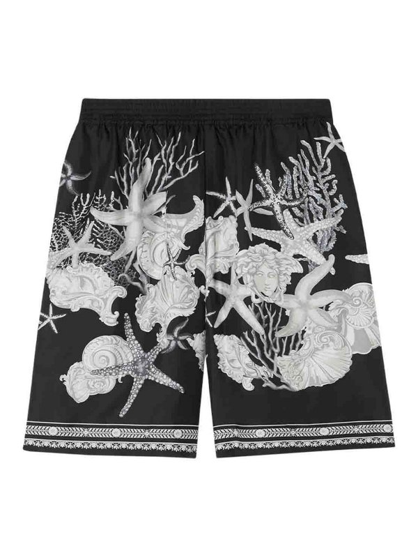 VERSACE: Hosen Shorts - Shorts - Schwarz