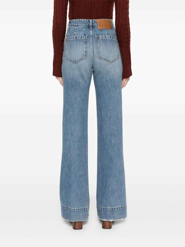 VICTORIA BECKHAM: Straight Leg Jeans online - Straight Leg Jeans - Blau