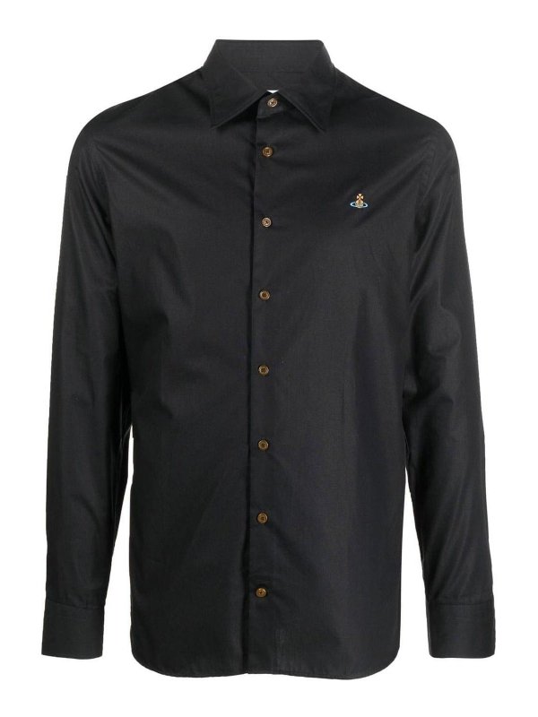 Vivienne Westwood Black shirt - Black - Men|2401000JW009QAW22N401