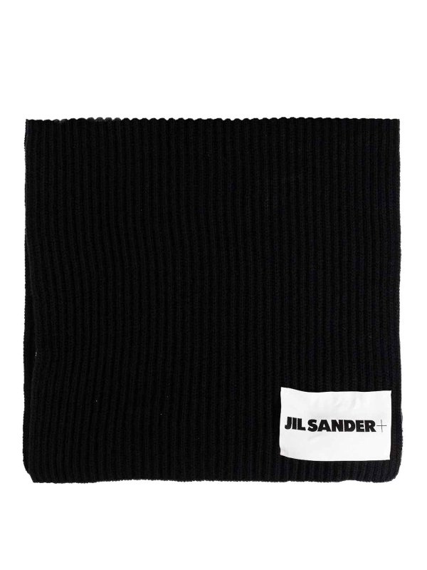 JIL SANDER: Schals - Schal - Schwarz