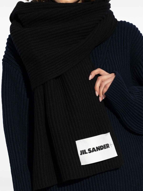The Best Shops JIL SANDER: Schals - Schal - Schwarz