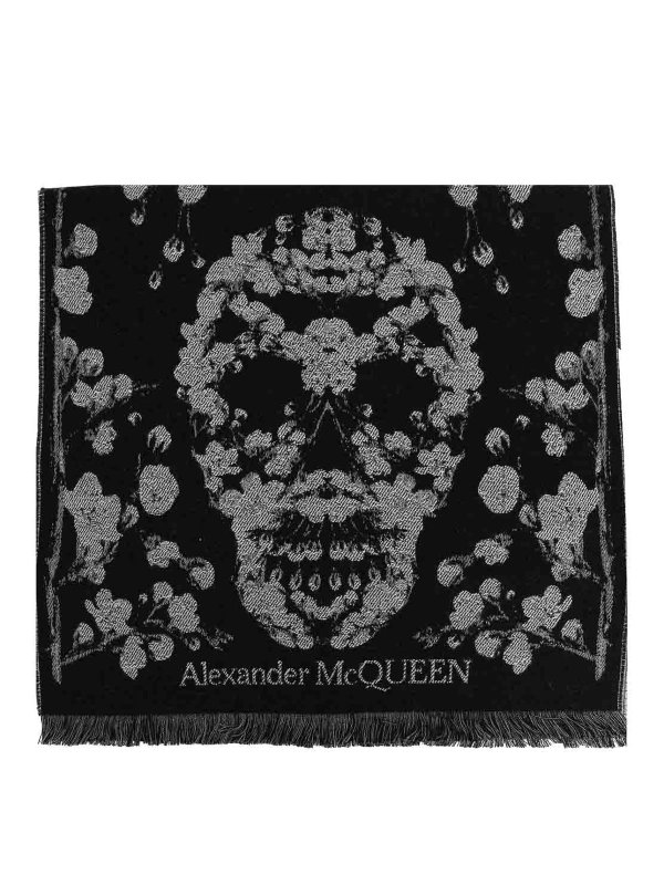 ALEXANDER MCQUEEN: sciarpe e foulard - Sciarpa in lana