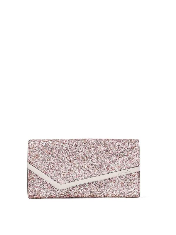 JIMMY CHOO: clutches - Glittered bag