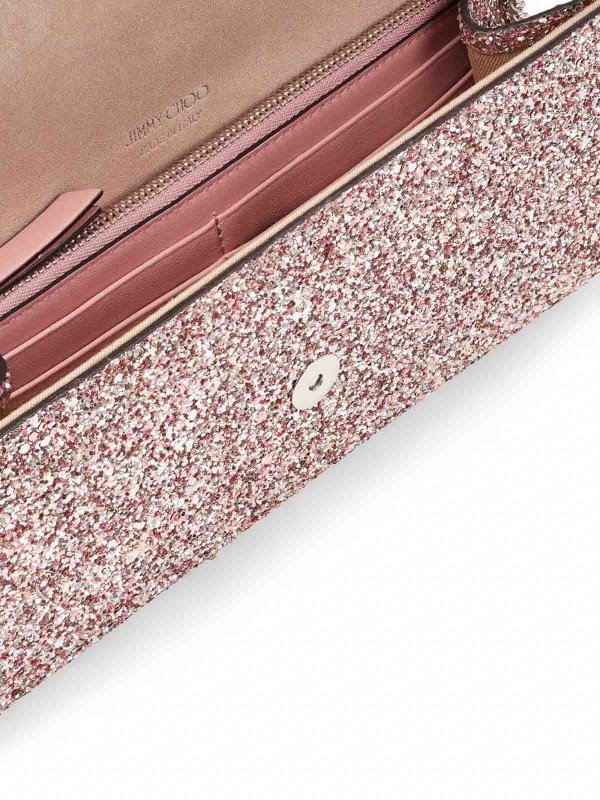 Glittered bag shop online: JIMMY CHOO