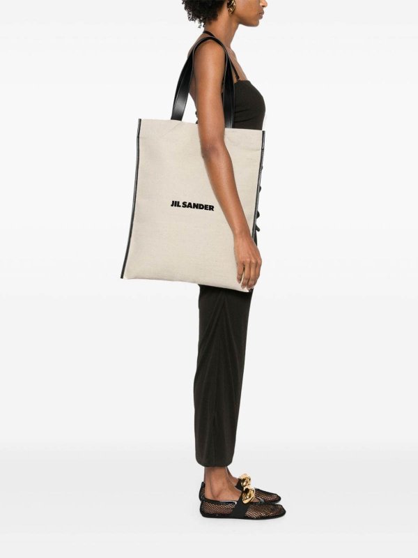 Jil Sander Leather tote - White - Women | J07WD0104P7060280