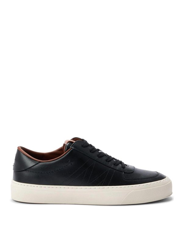 MONCLER: trainers - Leather sneakers