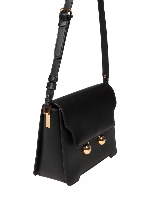 Marni: Schultertaschen online - Schultertasche - Schwarz