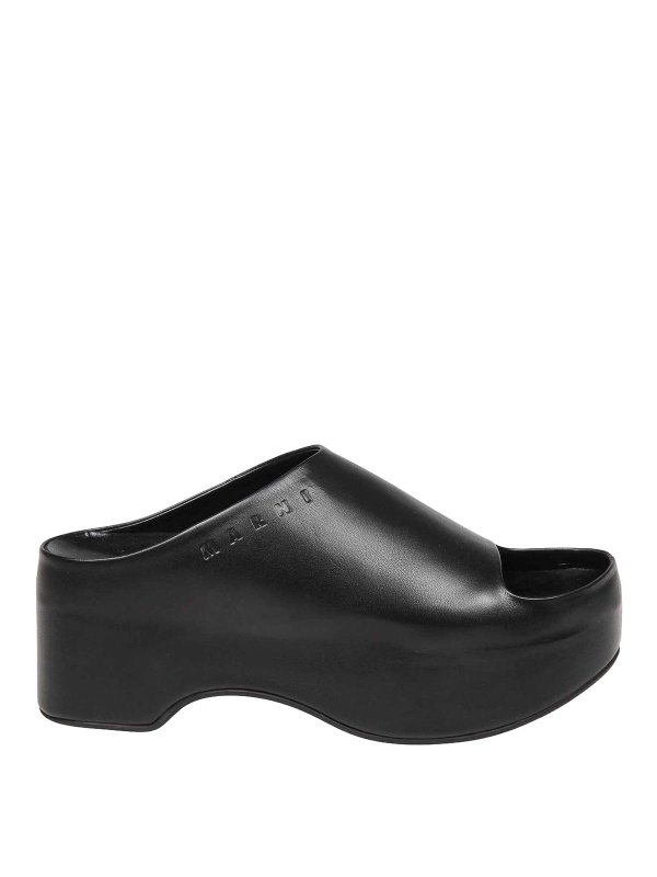 Marni: Mocasines y Zapatillas - Mocasines - Negro