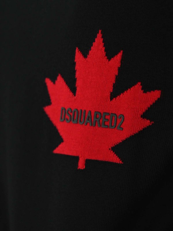 The Best Shops DSQUARED2: Pull col rond - Pull Col Rond - Noir