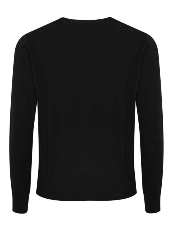 DSQUARED2: crew necks online - Wool Logo Pullover