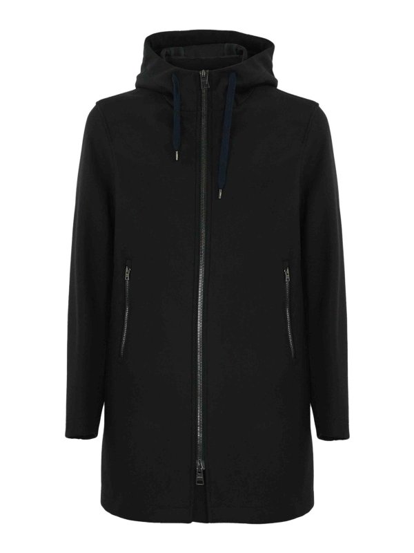 HERNO: パーカー - パーカー - ブルー