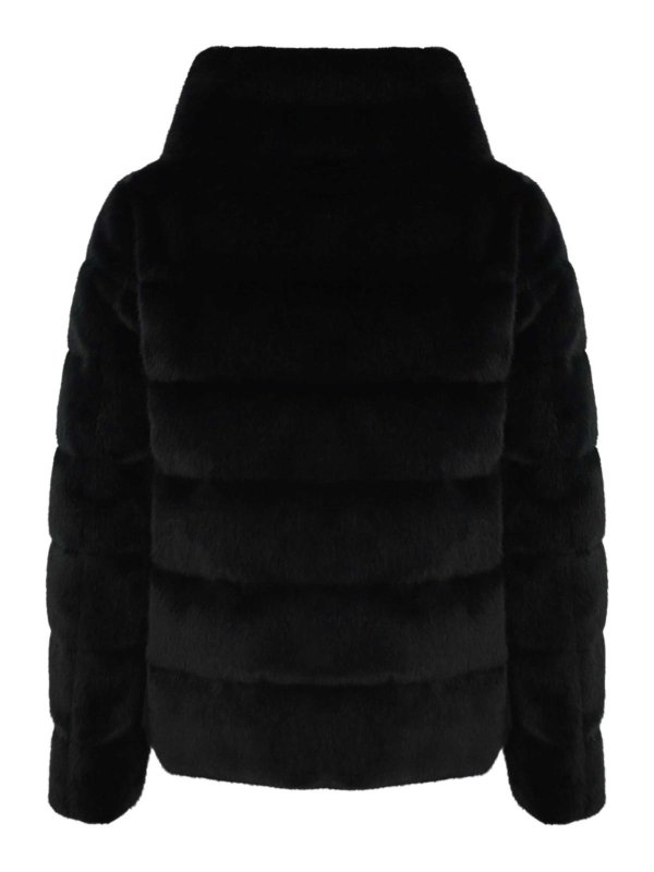HERNO: 毛皮＆シアリングコート online - 毛皮/ムートンコート - 黒