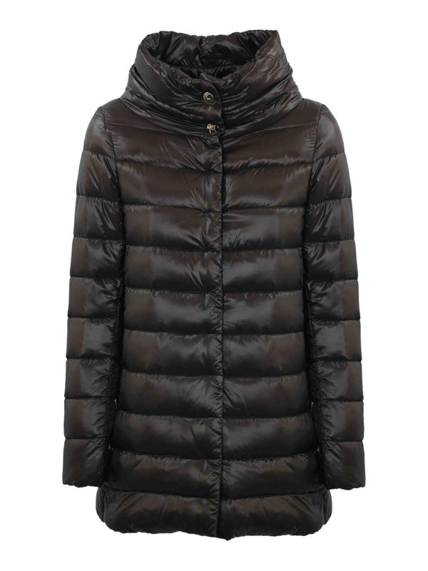 HERNO: padded jackets - Quilted Down Jacket Amelia