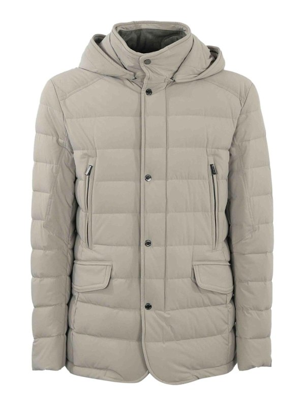 MOORER: Abrigos acolchados - Abrigo Alcochado - Gris Claro