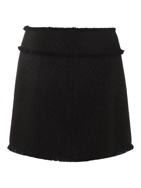 DOLCE & GABBANA: ニーレングススカート＆ミディ丈 online - 膝丈/ミディスカート - 黒