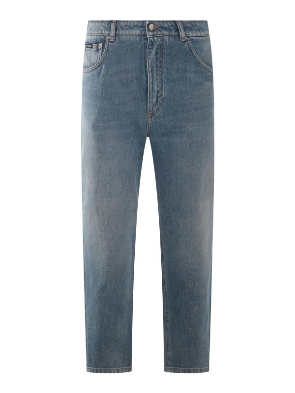 DOLCE & GABBANA: Bootcut - Bootcut Jeans - Blau