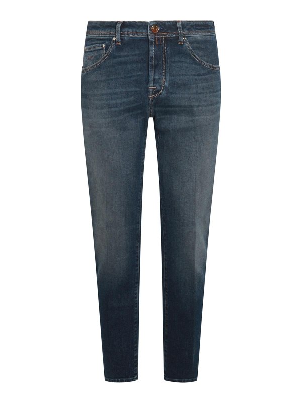JACOB COHEN: Bootcut - Bootcut Jeans - Blau