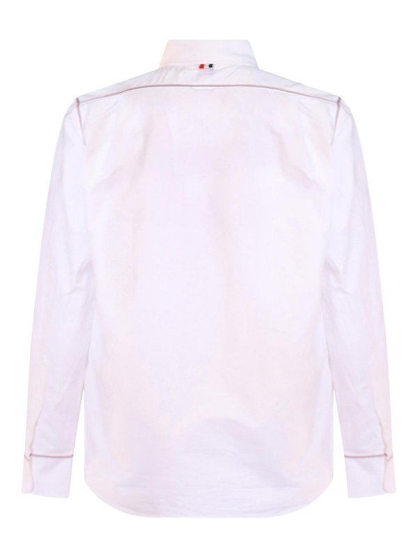 THOM BROWNE: shirts online - White Cotton Shirt