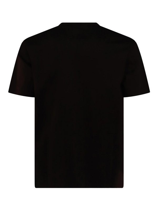 C.P. COMPANY: t-shirts online - Black Cotton T-Shirt
