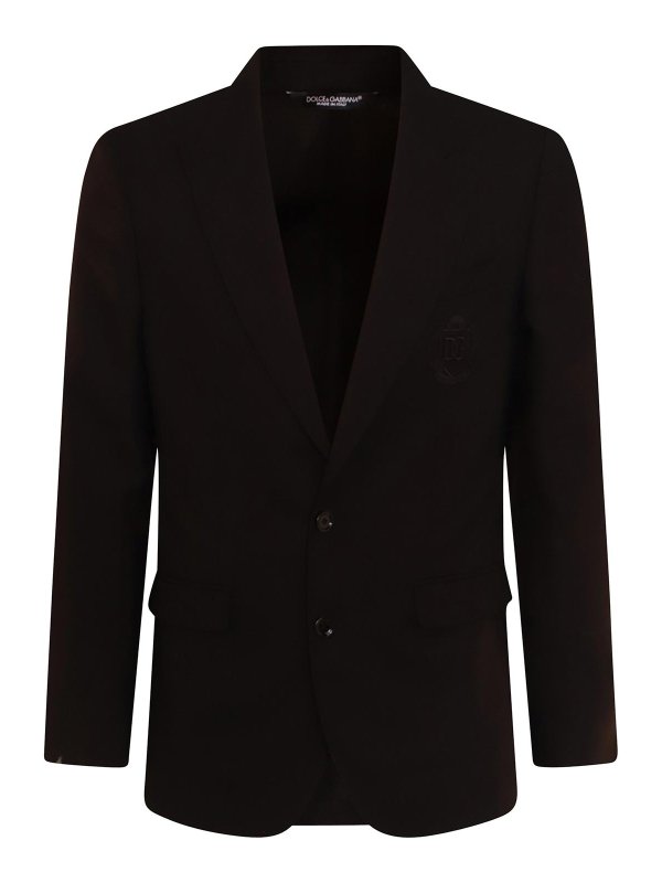 DOLCE & GABBANA: blazers - Black Wool Blazer