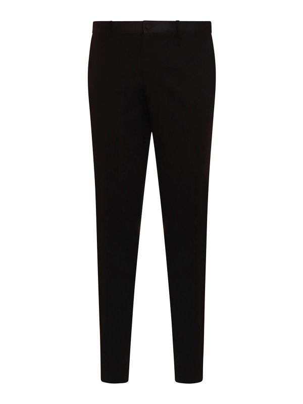 DOLCE & GABBANA: Trousers Shorts - Black Pants