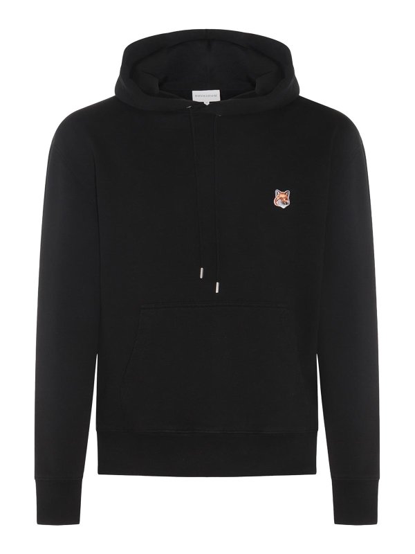 MAISON KITSUNÉ: Sudaderas y suéteres - Sudadera - Negro