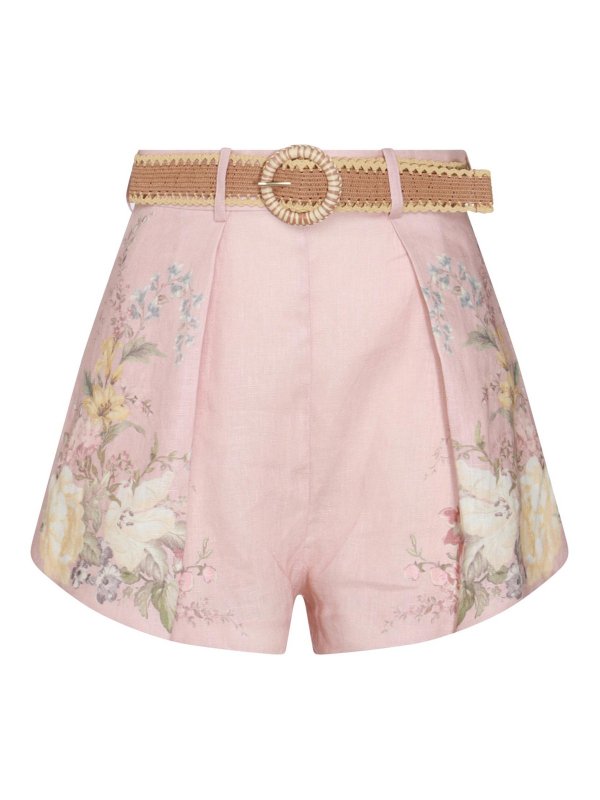 ZIMMERMANN: トラウザーショーツ - ショートパンツ - ヌードカラー