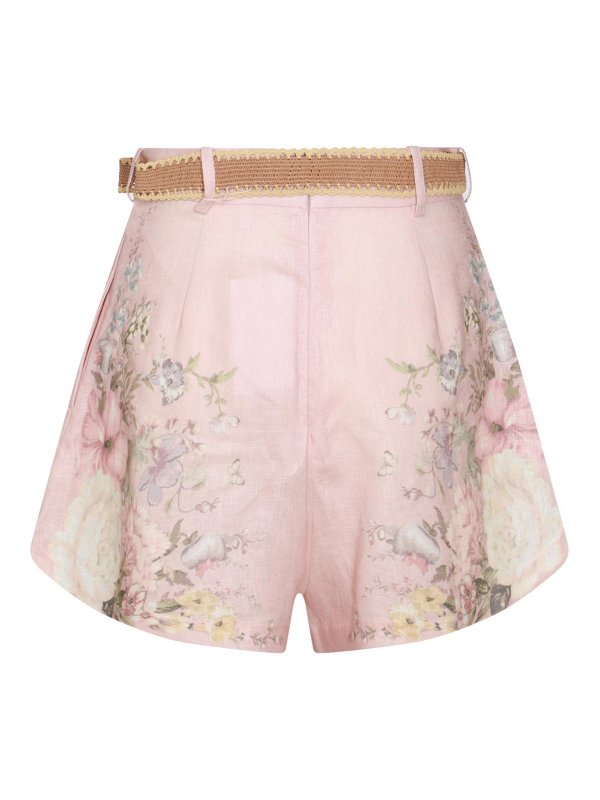 ZIMMERMANN: トラウザーショーツ online - ショートパンツ - ヌードカラー